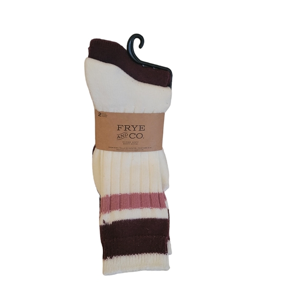 FRYE AND CO. Accessories - NWT Frye & Co Super Soft Ribbed Boot Socks 2 pair Womens Size 5-10
